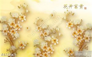 Tranh kim tiền hoa đại treo tường