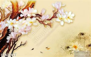 Tranh kim tiền hoa Đại và cá chép