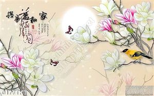 Tranh thư pháp hoa trang trí tường
