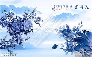 Tranh thư pháp hoa trang trí tường