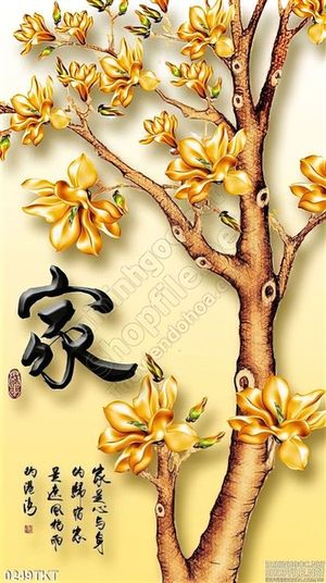 Tranh kim tiền hoa nghệ thuật