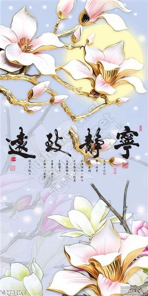 Tranh kim tiền phong thủy thư pháp