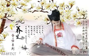 Tranh thư pháp hoa nghệ thuật