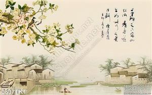 Tranh thư pháp phong cảnh