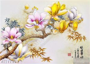 Tranh kim tiền hoa sứ nghệ thuật