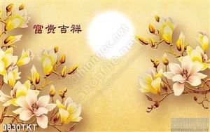 Tranh kim tiền hoa treo tường