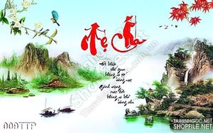 Tranh thư pháp chữ hiếu psd