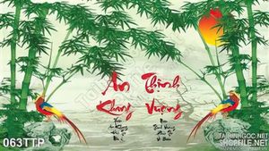 Tranh thư pháp an khang thịnh vượng