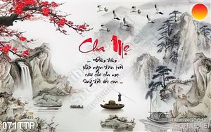 Tranh thư pháp cha mẹ ý nghĩa