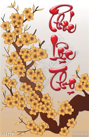 Tranh thư pháp phúc lộc thọ