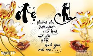 Tranh thư pháp công ơn cha mẹ