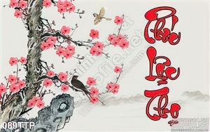 Tranh thư pháp phúc lộc thọ treo tường