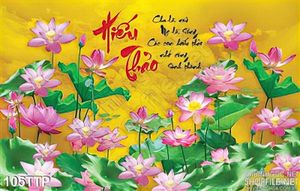 Tranh thư pháp hiếu thảo