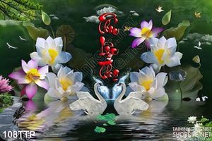 Tranh thư pháp in canvas đẹp