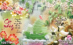 Tranh thư pháp chữ cát tường