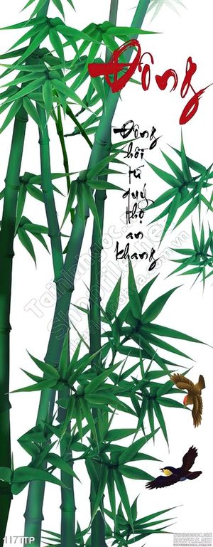Tranh thư pháp chữ đông