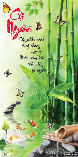 Tranh thư pháp về cội nguồn