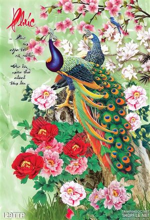 Tranh thư pháp chữ phúc