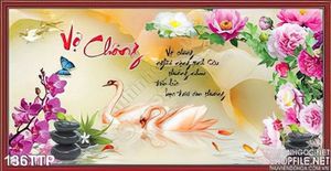 Tranh thư pháp treo tường về vợ chồng