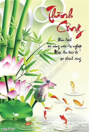 Tranh thư pháp thành công