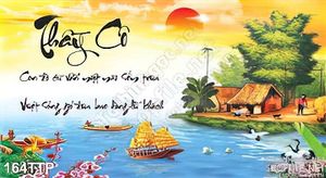 Tranh thư pháp về thầy cô