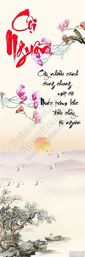 Tranh treo tường thư pháp cội nguồn