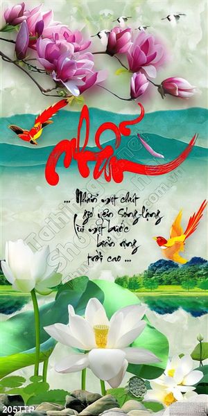Tranh chữ nhẫn thư pháp