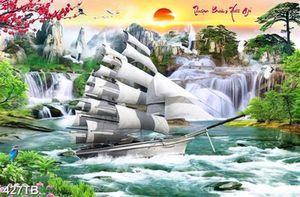 Tranh gắn tường thuận buồm xuôi gió in uv