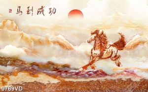 Tranh đá phong thủy mã đáo