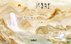 Tranh phong thủy vân đá đẹp
