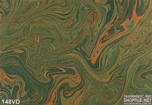 Vân đá, Marble vân xanh đỏ