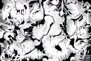 Vân đá, Marble traắng nền đen