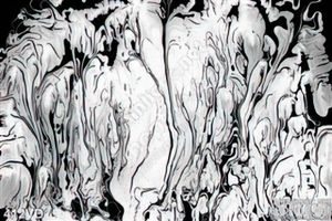 Vân đá, Marble vân đen nền trắng