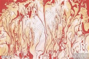 Vân đá, Marble nền vàng vân đỏ