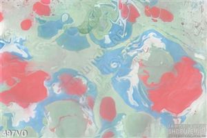 Vân đá, Marble nền đỏ pha vân xanh