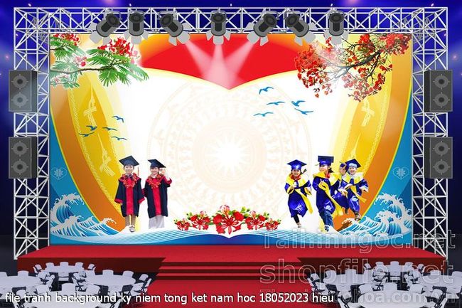 file tranh background ky niem tong ket nam hoc 18052023 hieu