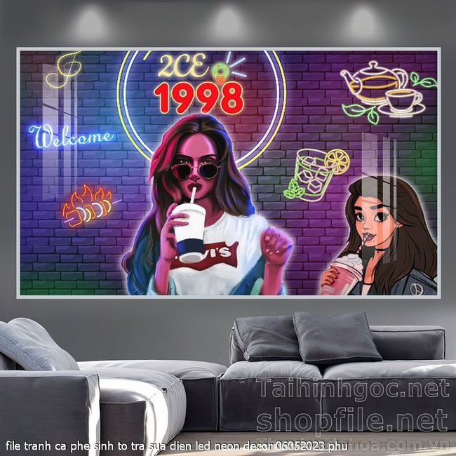 file tranh ca phe sinh to tra sua dien led neon decor 06052023 phu