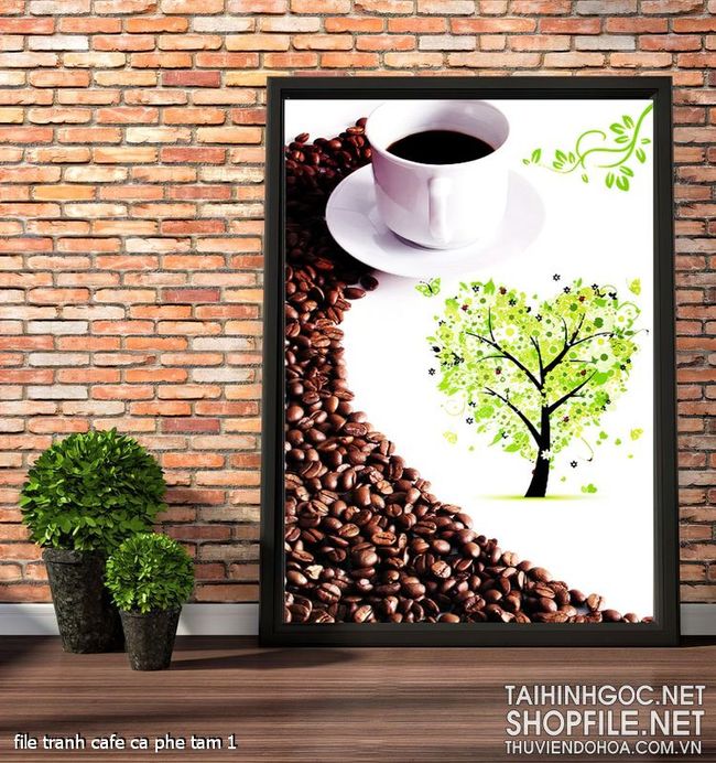 file tranh cafe ca phe tam 1