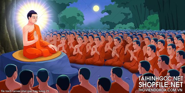 file tranh canvas phat giao treo tuong 25