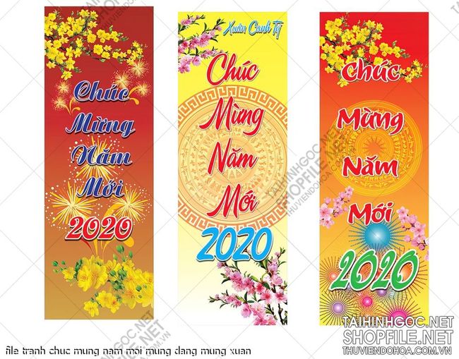 file tranh chuc mung nam moi mung dang mung xuan