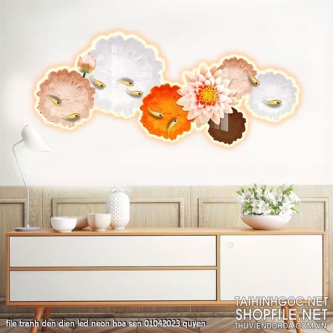 file tranh den dien led neon hoa sen 01042023 quyen