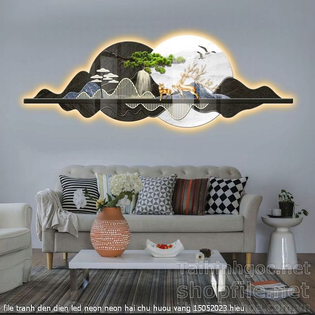 file tranh den dien led neon neon hai chu huou vang 15052023 hieu