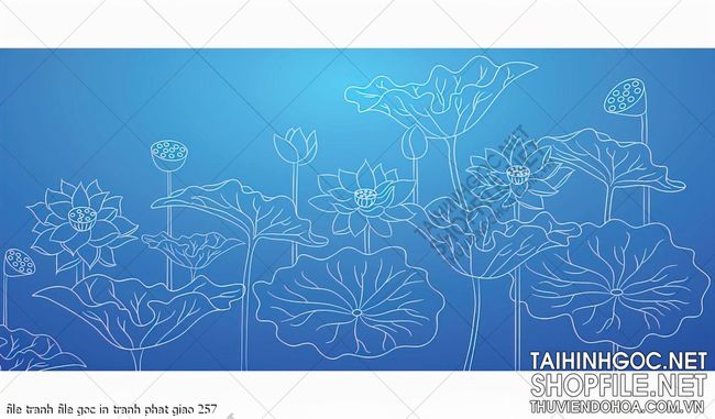 file tranh file goc in tranh phat giao 257