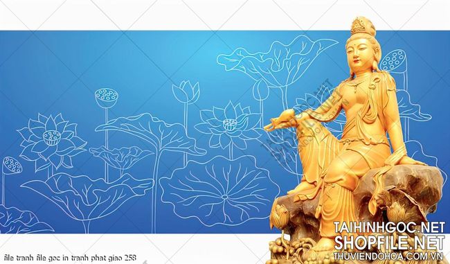 file tranh file goc in tranh phat giao 258
