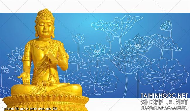 file tranh file goc in tranh phat giao 261