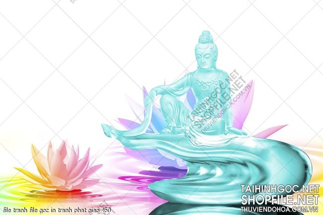 file tranh file goc in tranh phat giao 450