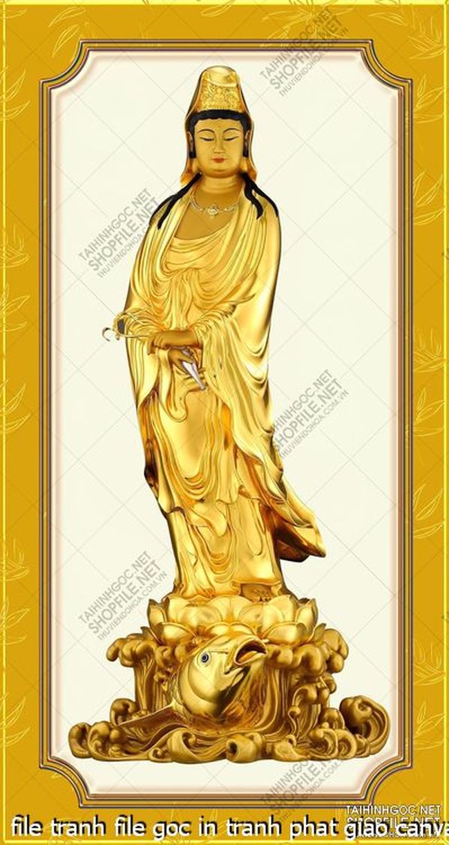 file tranh file goc in tranh phat giao canvas 065