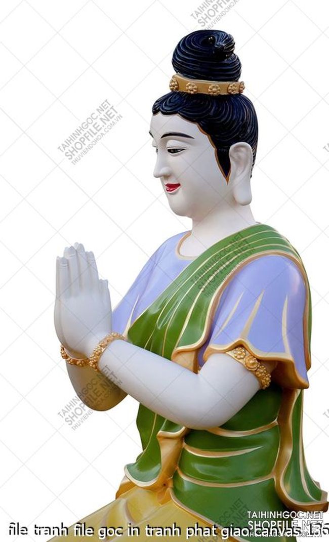 file tranh file goc in tranh phat giao canvas 136