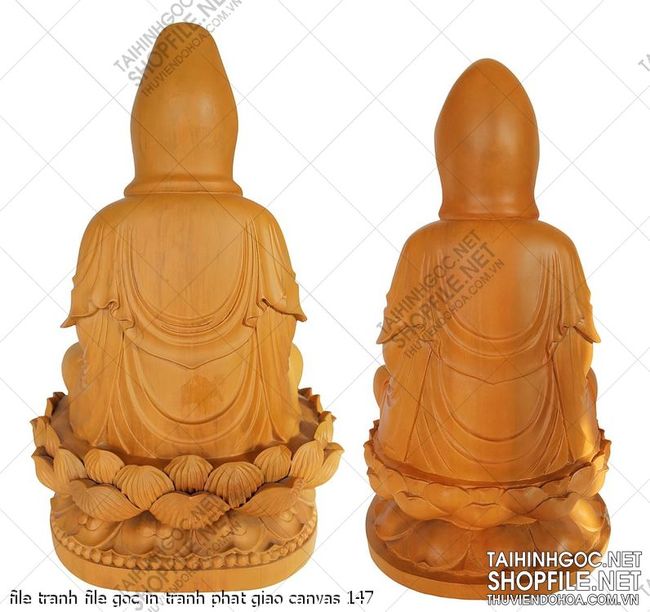 file tranh file goc in tranh phat giao canvas 147