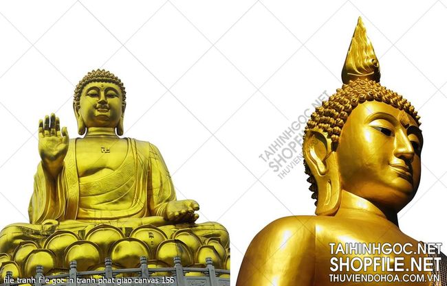 file tranh file goc in tranh phat giao canvas 156